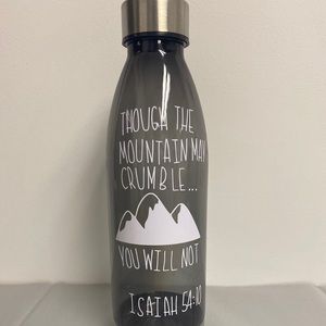 Isaiah 54:10 reusable water bottle